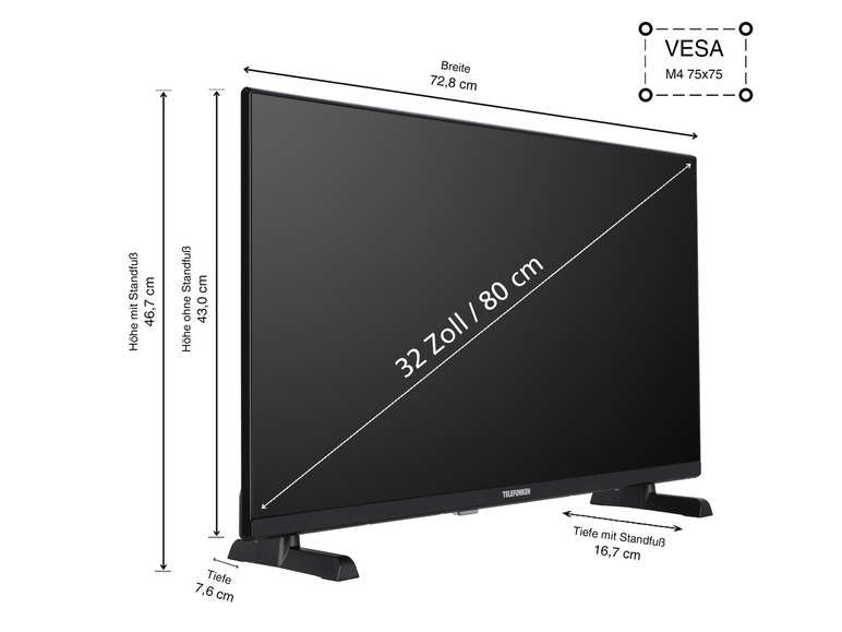 Gehe zu Vollbildansicht: TELEFUNKEN Fernseher »XFTO750S« TiVo Smart TV Full HD - Bild 4