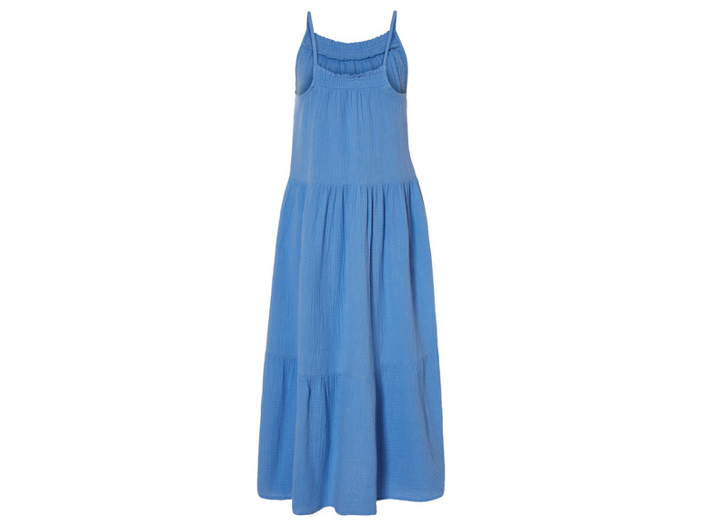 Gehe zu Vollbildansicht: esmara® Damen Midi-Kleid mit Volants - Bild 4