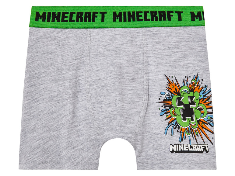 Gehe zu Vollbildansicht: Kinder Boxershorts »Minecraft«, 2 Stück, hoher Baumwollanteil - Bild 3