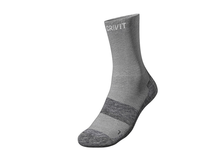 Gehe zu Vollbildansicht: CRIVIT Herren Outdoorsocken, 2 Paar, mit SmartStep-Fußbett - Bild 6