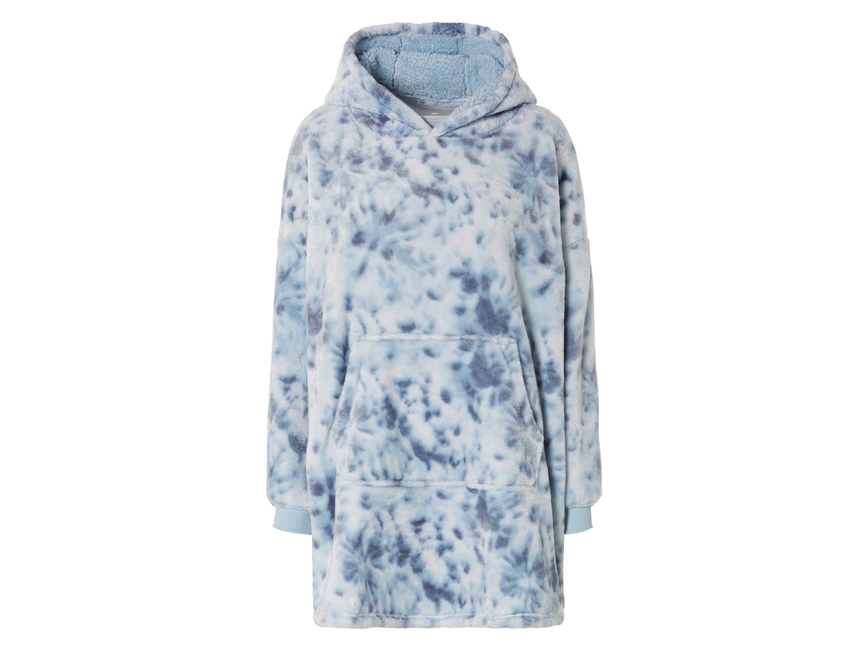 Damen Herren Pullover Oversize (L/XL, blau) L/XL