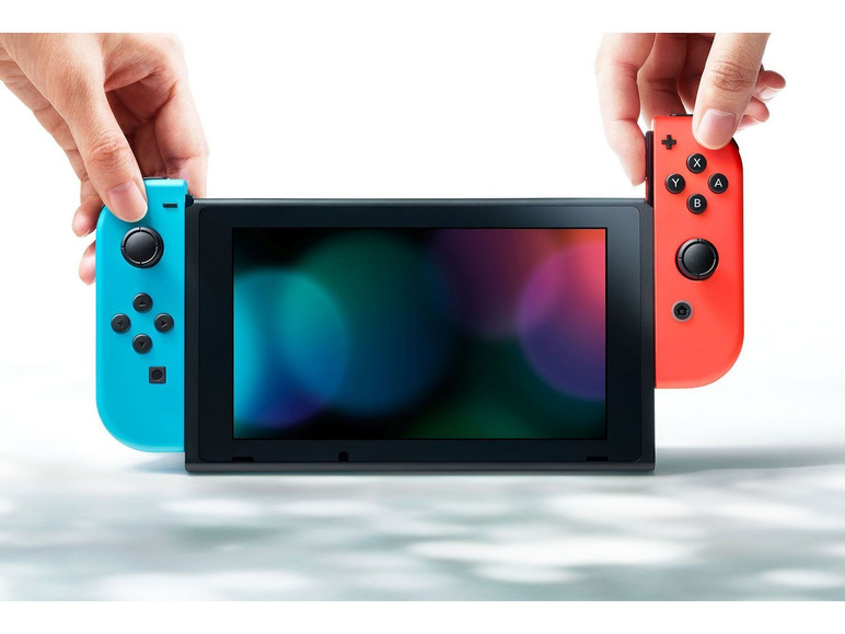Gehe zu Vollbildansicht: Nintendo Switch Konsole Neon-Rot/Neon-Blau + Switch Super Mario Maker 2 - Bild 10