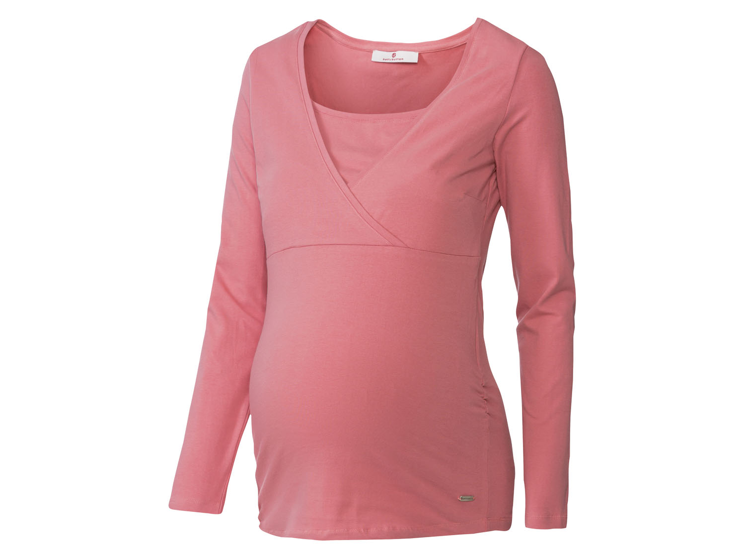 bellybutton Damen Umstands-Langarmshirt (44, koralle) 44