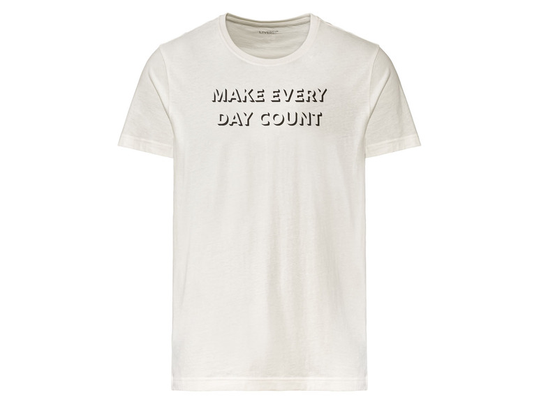 Gehe zu Vollbildansicht: LIVERGY® Herren T-Shirt, 2 Stück, körpernah geschnitten, mit Rundhalsausschnitt - Bild 2