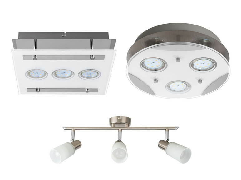 Gehe zu Vollbildansicht: LIVARNO home LED-Wand-/Deckenleuchte / LED-Deckenleuchte, 3-flammig - Bild 1