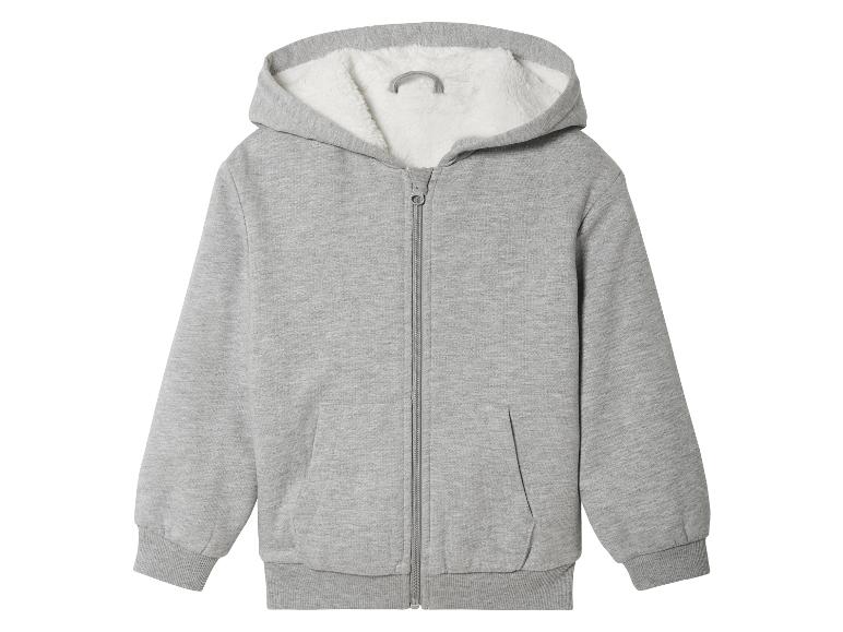 Gehe zu Vollbildansicht: lupilu® Kinder Sweatjacke, mit Teddyfutter - Bild 2