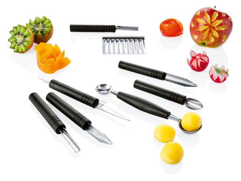 Kulinarisches Schnitzwerkzeug-Set, ERNESTO® 11-teilig