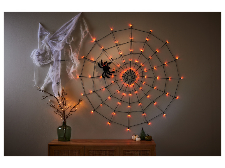 Gehe zu Vollbildansicht: LIVARNO home LED-Spinnennetz, 80 LEDs - Bild 11