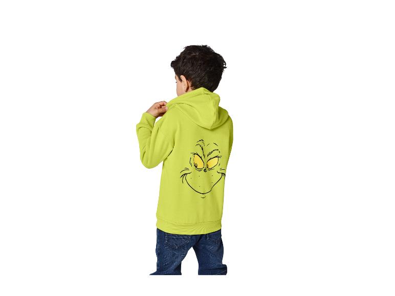 Gehe zu Vollbildansicht: Kleinkinder/Kinder Sweathoodie »Grinch« mit Print - Bild 9