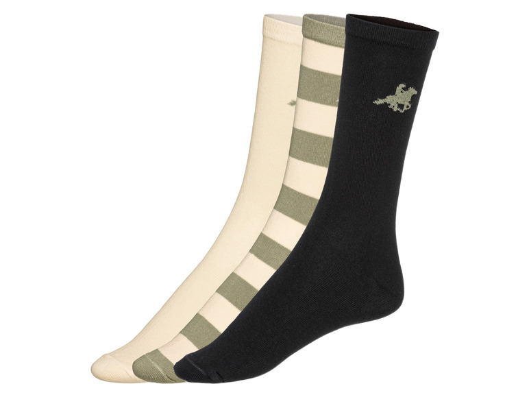 Gehe zu Vollbildansicht: esmara® x Grand Polo Damen Socken, 3 Paar, hoher Baumwollanteil - Bild 6