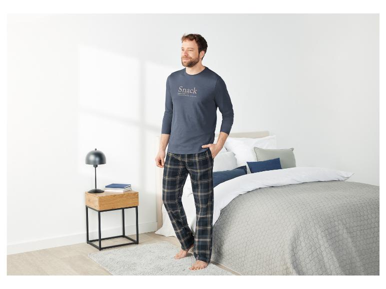 Gehe zu Vollbildansicht: LIVERGY® Herren Pyjama aus weicher, wärmender Flanell-Qualität - Bild 3