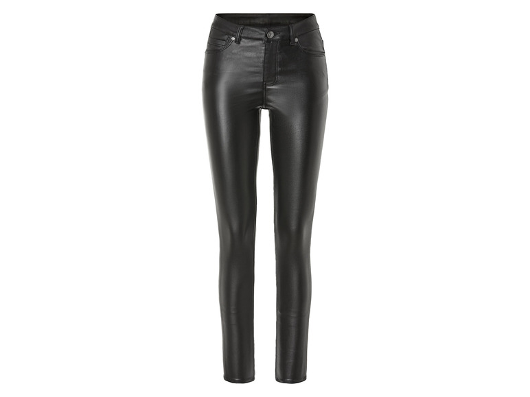 Gehe zu Vollbildansicht: esmara® Damen Jeans, Skinny Fit, mit Metallic-Beschichtung - Bild 5