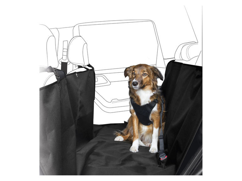 zoofari® Auto-Schondecke für Hunde, kratzfest, Einhängen zum