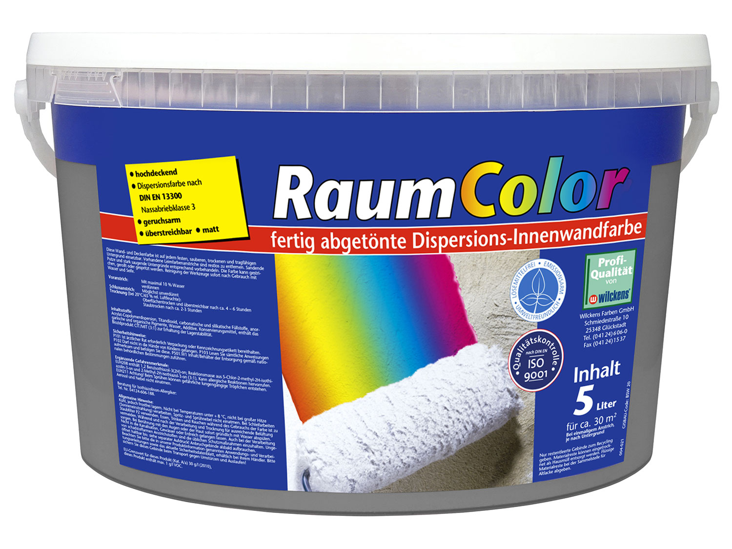 Wilckens Raumcolor 5 ltr. (Basaltgrau)