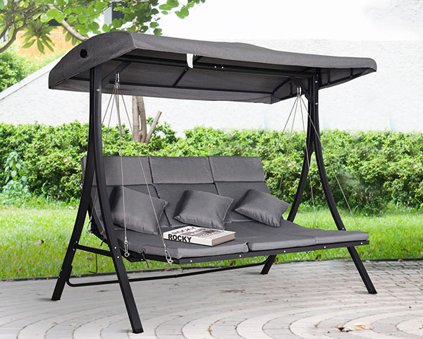Outsunny Hollywoodschaukel Lounge, | 3-Sitzer LIDL