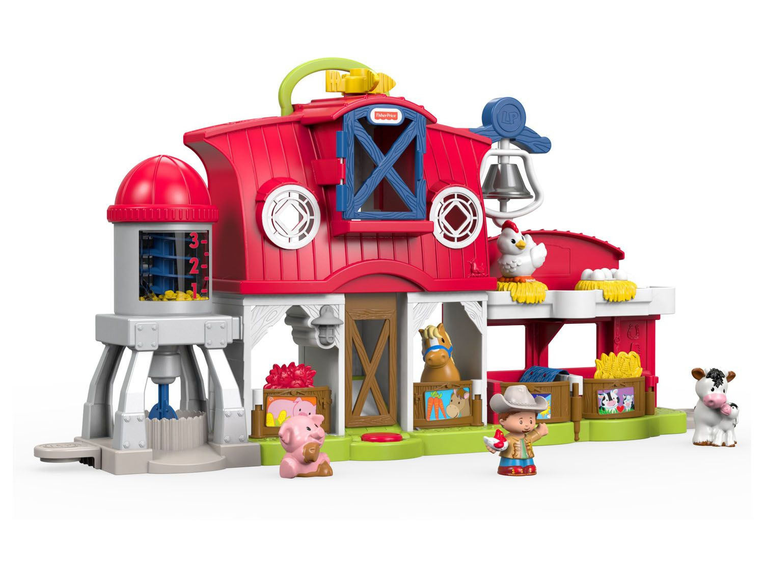 Fisher Price Bauernhof Little People Mit Entdeckspassknopf Ab 12 Monaten Lidl De