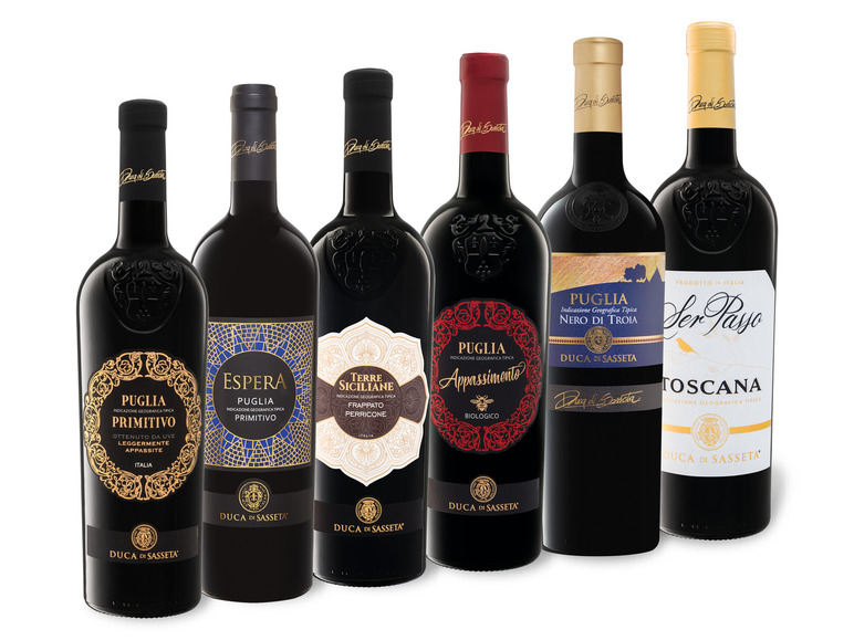 ᐉ 6 x Price DE Weinpaket / - Sasseta Lidl fruchtig / Duca Compare entdecken di 0,75-l-Flasche