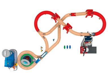 PLAYTIVE® wooden railroad space, with SMART technology