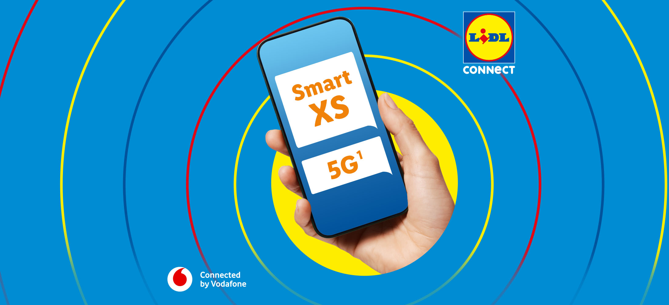 Lidl Connect Smart S 5G(1) Tarif auf Vodafone Netz.