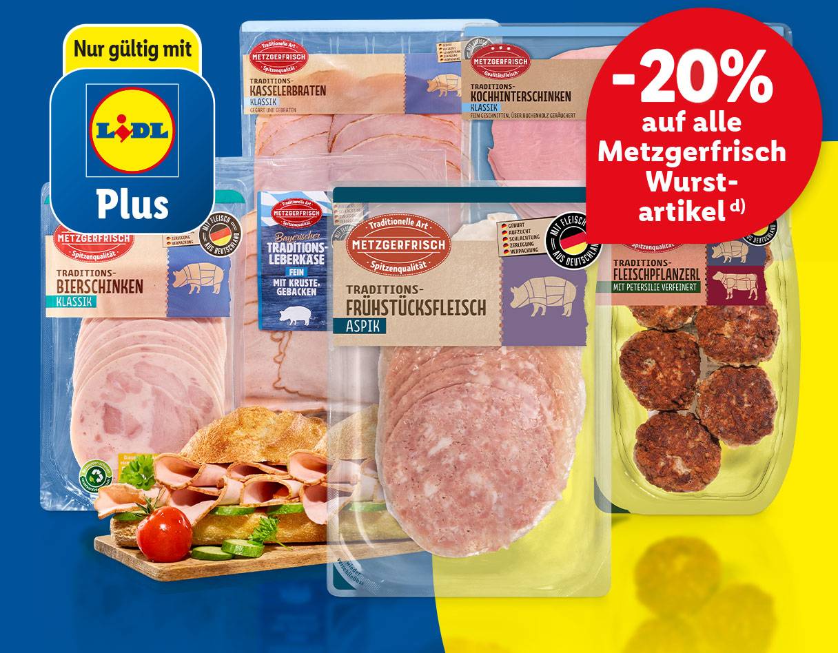 20% auf Metzgerfrisch