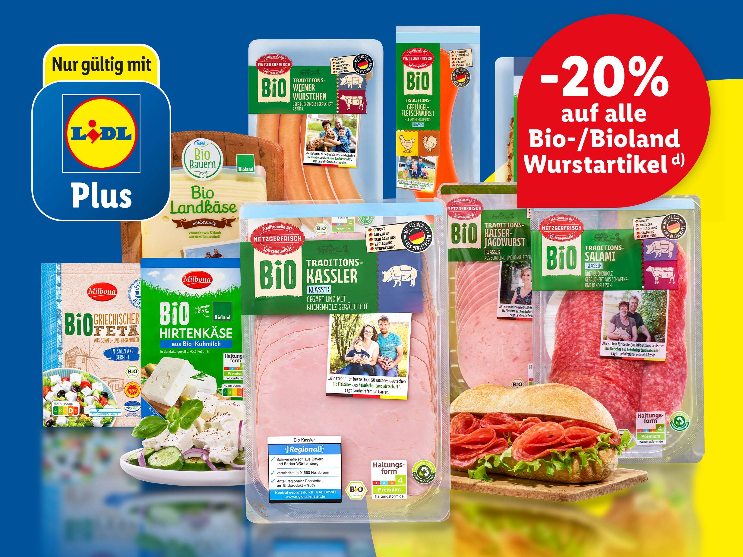 20% auf Wurstartikel