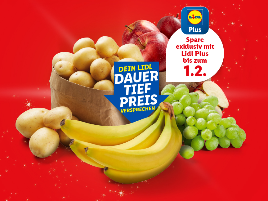 Spare exklusiv mit Lidl Plus bis zum 1.2.