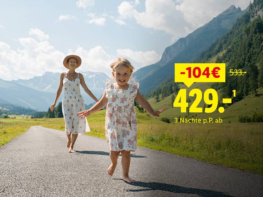 Mit Reisen & Experiences Salzburg für 3 Nächte pro Person ab 429€.