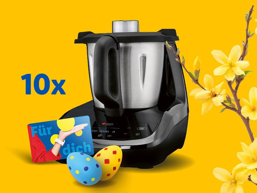 Sichere dir das perfekte Oster-Duo: Gewinne 10x eine Monsieur Cuisine compact inklusive 500€ Einkaufsgutscheinen (8a)