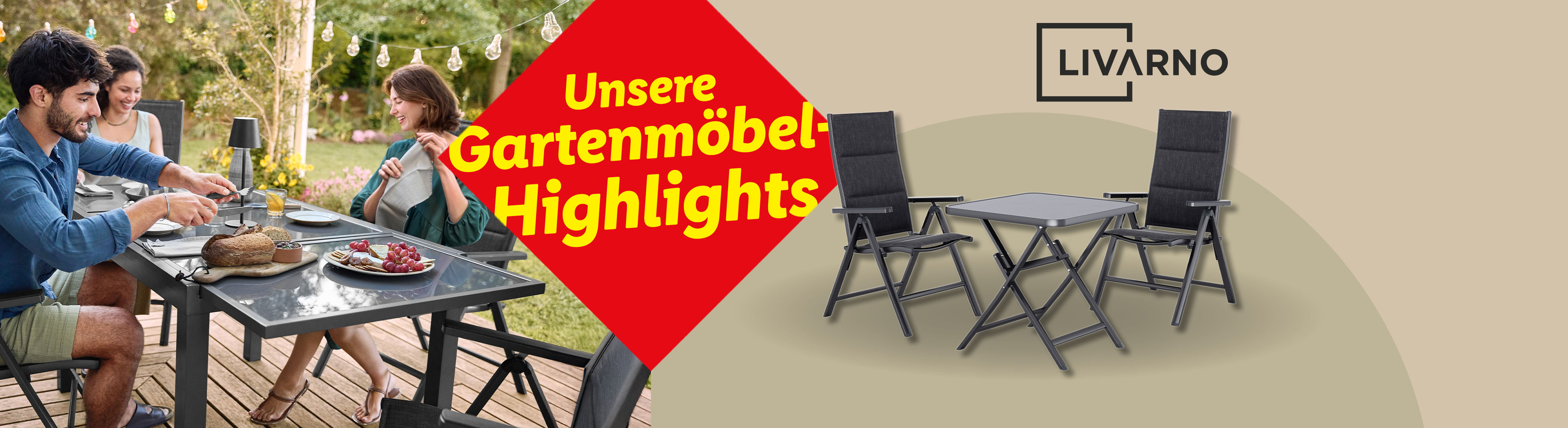 Unsere Gartenmöbel-Highlights von LIVARNO