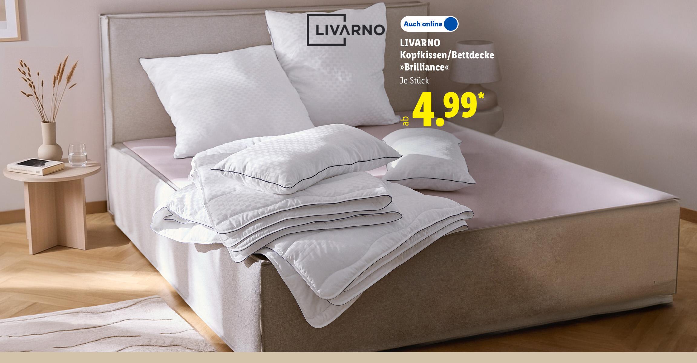 AI-generiert: LIVARNO Kopfkissen/Bettdecke »Brilliance«, Je Stück, Auch online ab 4.99 €*