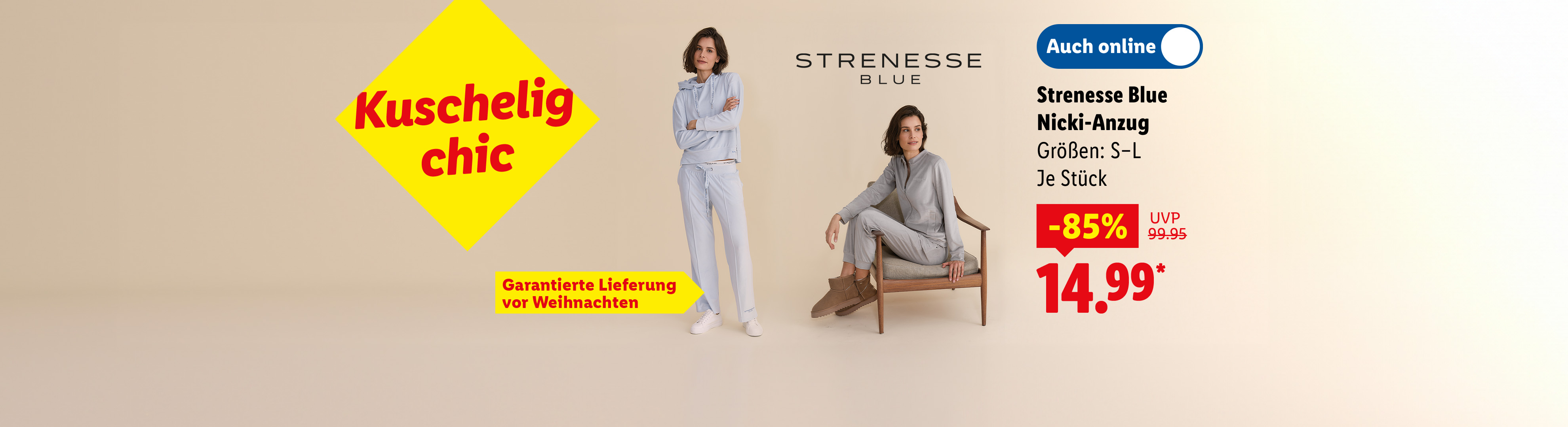 Strenesse Blue Nicki-Anzug, kuschelig und chic, mit 85% Rabatt.