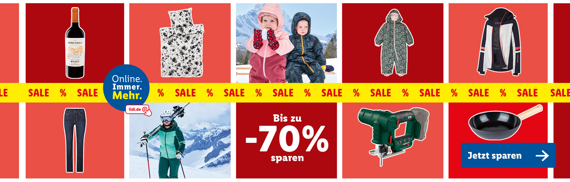 Bis zu -70% sparen